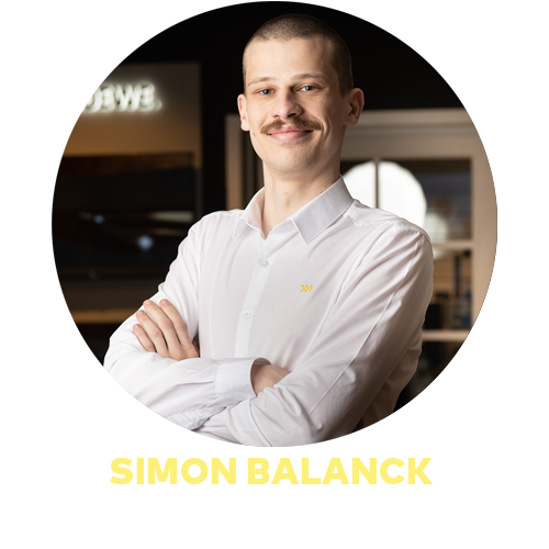 Simon Balanck. Functie: Sales Telenet